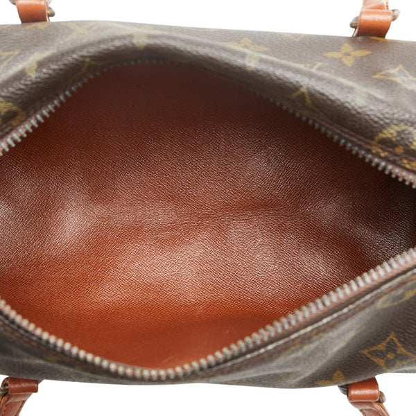 ルイ ヴィトン モノグラム パピヨン26 (旧) ハンドバッグ M51366 ブラウン PVC レザー レディース LOUIS VUITTON 【中古】