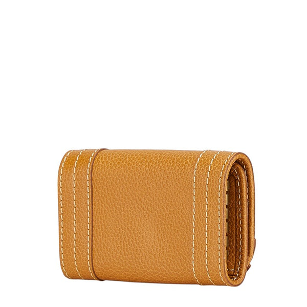 クロエ パラティ キーケース 6連 ブラウン レザー レディース Chloe 【中古】