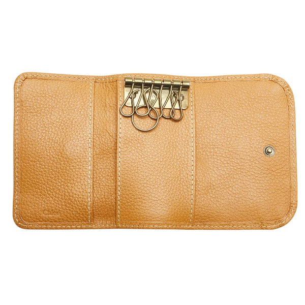 クロエ パラティ キーケース 6連 ブラウン レザー レディース Chloe 【中古】