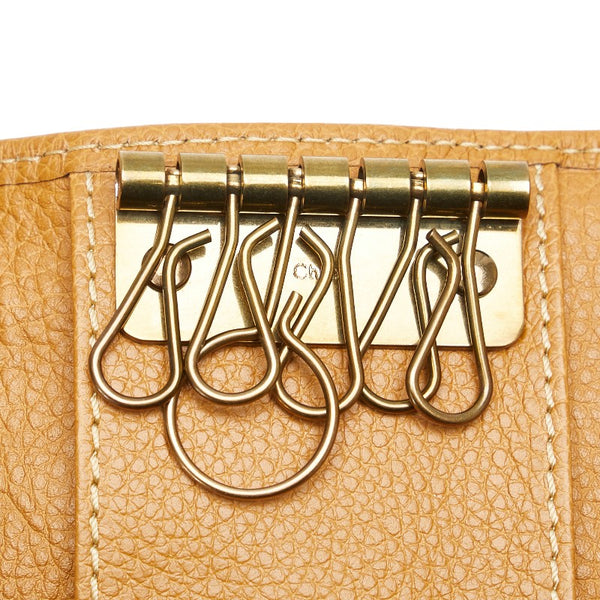 クロエ パラティ キーケース 6連 ブラウン レザー レディース Chloe 【中古】