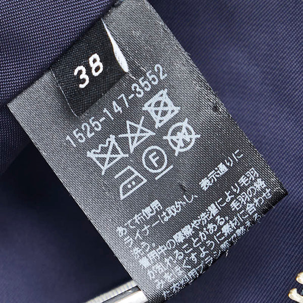ユナイテッドアローズ コート サイズ：38 ネイビー ナイロン ウール キュプラ レディース UNITED ARROWS 【中古】