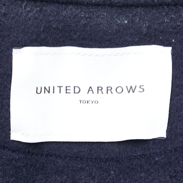 ユナイテッドアローズ コート サイズ：38 ネイビー ナイロン ウール キュプラ レディース UNITED ARROWS 【中古】