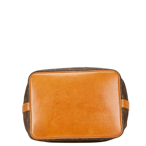 ルイ ヴィトン モノグラム プチノエ  ショルダーバッグ M42226 ブラウン PVC レザー レディース LOUIS VUITTON 【中古】