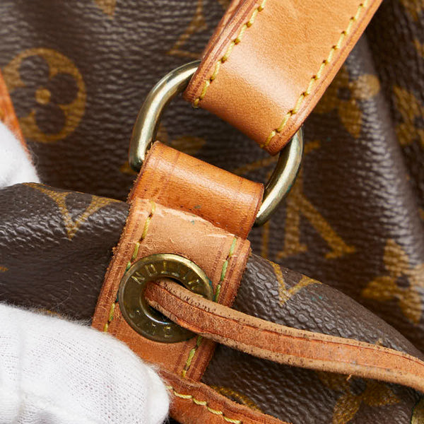ルイ ヴィトン モノグラム プチノエ  ショルダーバッグ M42226 ブラウン PVC レザー レディース LOUIS VUITTON 【中古】