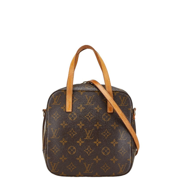 ルイ ヴィトン モノグラム スポンティーニ ハンドバッグ ショルダーバッグ 2WAY M47500 ブラウン PVC レザー レディース LOUIS VUITTON 【中古】