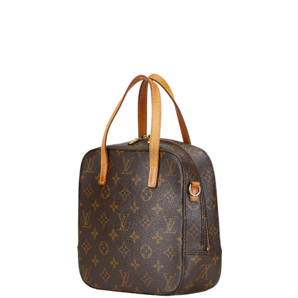 ルイ ヴィトン モノグラム スポンティーニ ハンドバッグ ショルダーバッグ 2WAY M47500 ブラウン PVC レザー レディース LOUIS VUITTON 【中古】