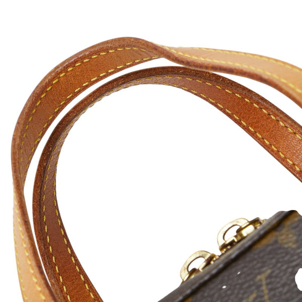 ルイ ヴィトン モノグラム スポンティーニ ハンドバッグ ショルダーバッグ 2WAY M47500 ブラウン PVC レザー レディース LOUIS VUITTON 【中古】