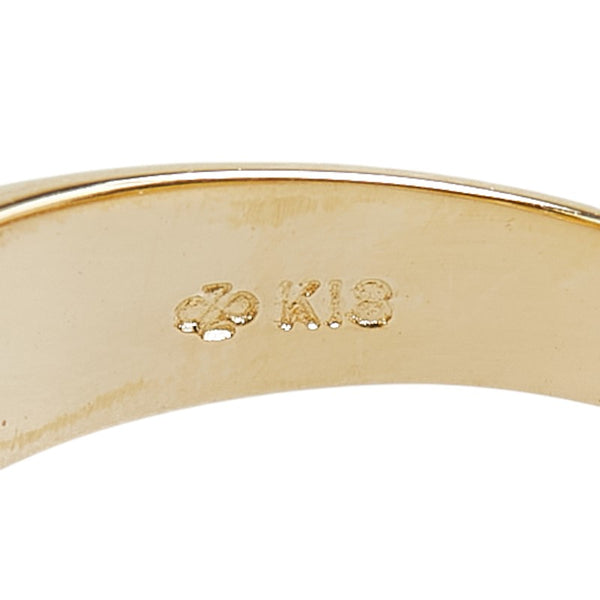 ノーブランド K18YG イエローゴールド ダイヤ0.50ct リング 指輪 レディース no brand 10.5号 【中古】