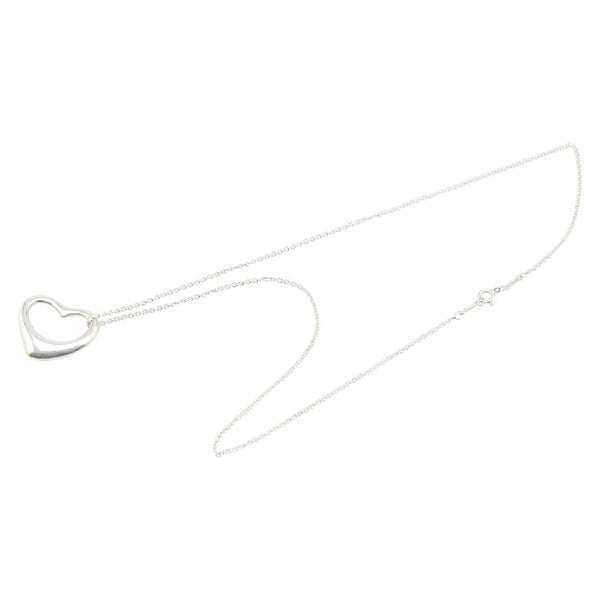 ティファニー オープンハート ネックレス SV925 シルバー レディース TIFFANY&Co. 【中古】