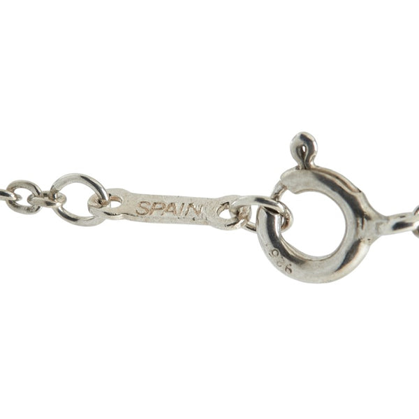 ティファニー オープンハート ネックレス SV925 シルバー レディース TIFFANY&Co. 【中古】