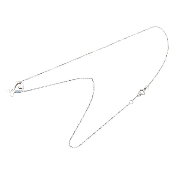 ティファニー ラビングハート ネックレス シルバー SV925 シルバー レディース TIFFANY&Co. 【中古】