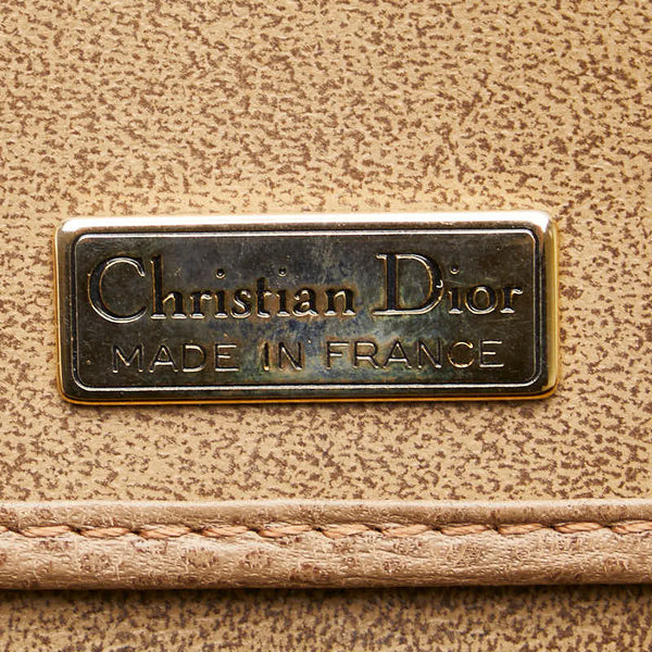 ディオール 斜め掛け ショルダーバッグ ブラウン レザー レディース Dior 【中古】