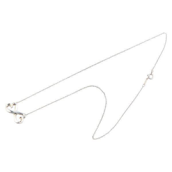 ティファニー ダブルラビングハート ネックレス シルバー SV925 シルバー レディース TIFFANY&Co. 【中古】