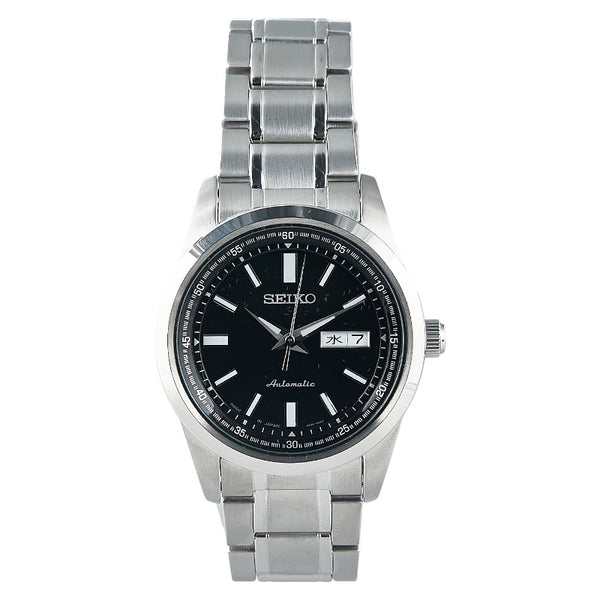 セイコー メカニカル 腕時計 4R36-05Z0 自動巻き ブラック文字盤 ステンレススチール メンズ SEIKO 【中古】