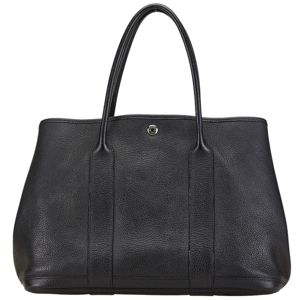 エルメス ガーデンパーティーPM トートバッグ ブラック ネゴンダ レディース HERMES 【中古】