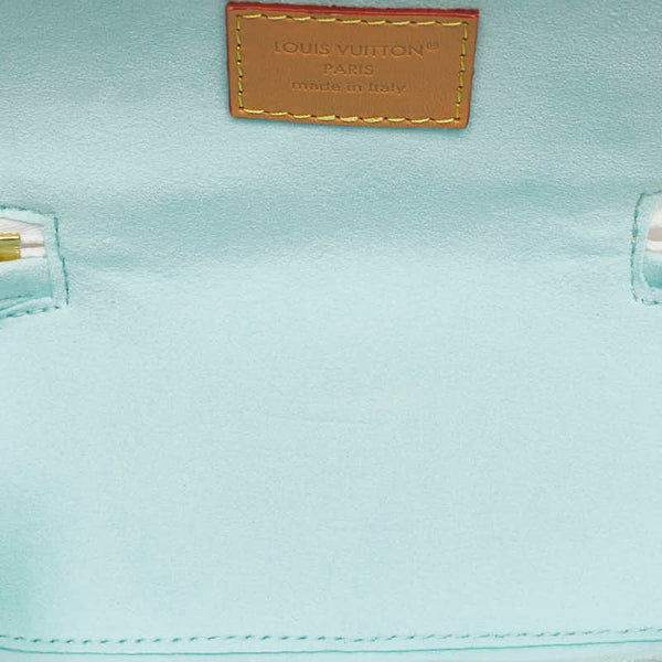ルイ ヴィトン モノグラム タイル サングラス ポーチ GM メガネケース GI0835 ラグーンブルー PVC レザー レディース LOUIS VUITTON 【中古】