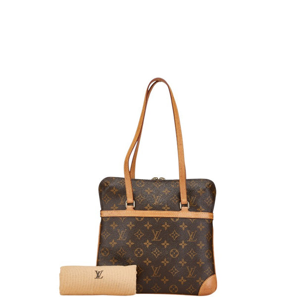 ルイ ヴィトン モノグラム クーサンGM ショルダーバッグ M51141 ブラウン PVC レザー レディース LOUIS VUITTON 【中古】