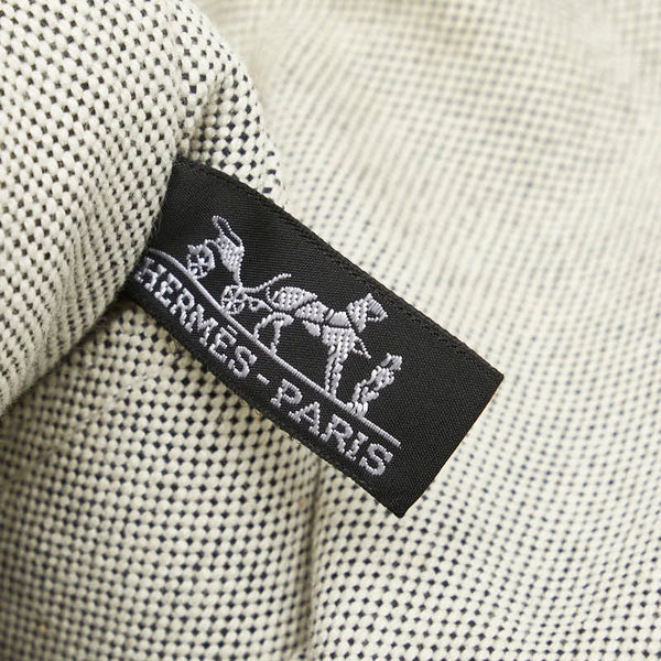 エルメス フールトゥ バサスPM 斜め掛け ショルダーバッグ グレー ブラック キャンバス レディース HERMES 【中古】