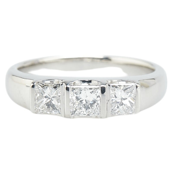 Pt900 プラチナ ダイヤ1.01ct リング 指輪 レディース 15.5号 【中古】