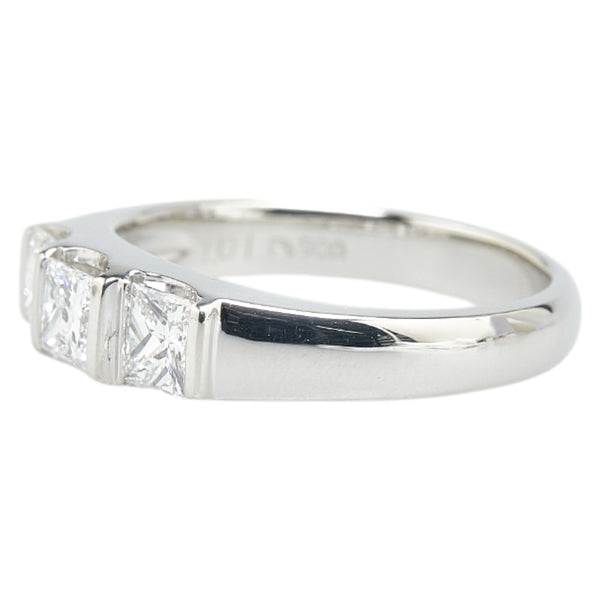 Pt900 プラチナ ダイヤ1.01ct リング 指輪 レディース 15.5号 【中古】