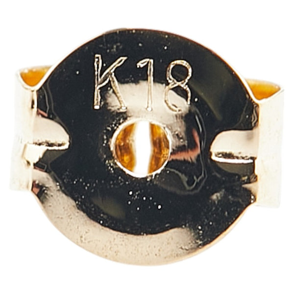 K18YG イエローゴールド ダイヤ0.31ct スタッド ピアス レディース 【中古】