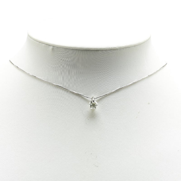 Pt900 プラチナ Pt850 プラチナ ダイヤ1.048ct ベネチアン チェーン ネックレス レディース 【中古】