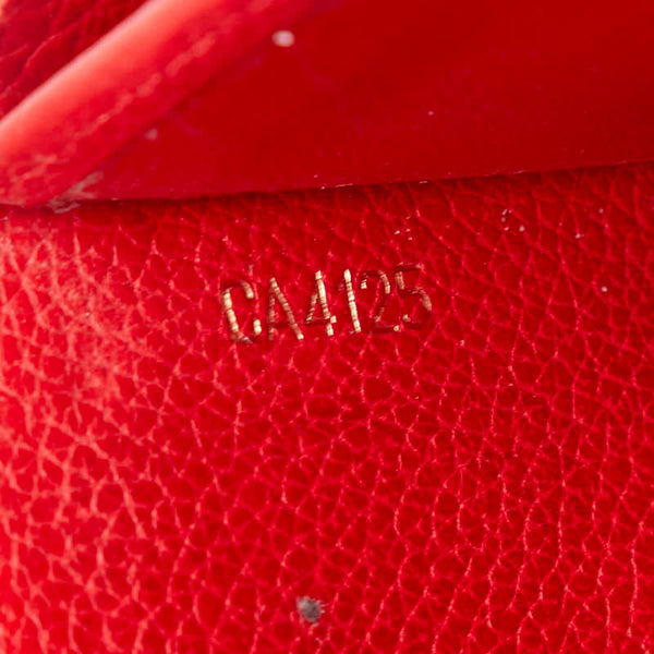 ルイ ヴィトン ポルトフォイユ ロックミー 長財布 M61277 ルビー レッド レザー レディース LOUIS VUITTON 【中古】