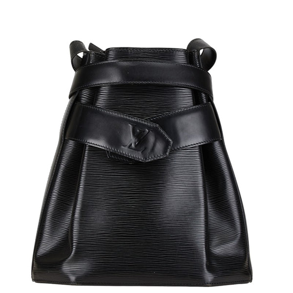ルイ ヴィトン エピ サックデポールPM ショルダーバッグ M80157 ノワール ブラック レザー レディース LOUIS VUITTON 【中古】