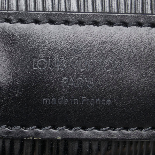 ルイ ヴィトン エピ サックデポールPM ショルダーバッグ M80157 ノワール ブラック レザー レディース LOUIS VUITTON 【中古】