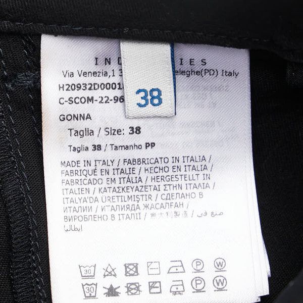モンクレール スカート サイズ：38 ブラック コットン レディース MONCLER 【中古】