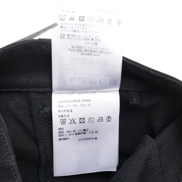モンクレール スカート サイズ：38 ブラック コットン レディース MONCLER 【中古】