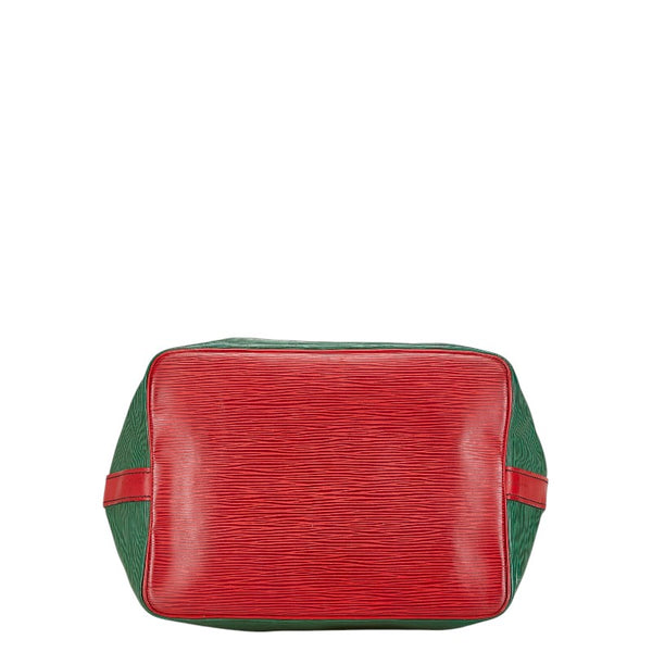 ルイ ヴィトン エピ プチ ノエ バイカラー ショルダーバッグ M44147 グリーン レッド レザー レディース LOUIS VUITTON 【中古】