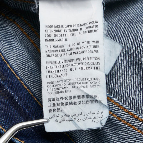 グッチ タイガー デニムパンツ サイズ：32 ブルー デニム レディース GUCCI 【中古】