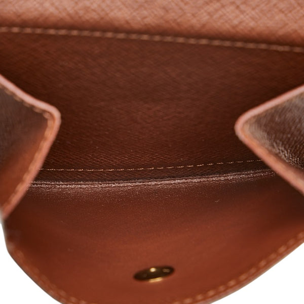 ルイ ヴィトン モノグラム ポルトフォイユ フロリン 二つ折り財布 M60026 ブラウン PVC レザー レディース LOUIS VUITTON 【中古】