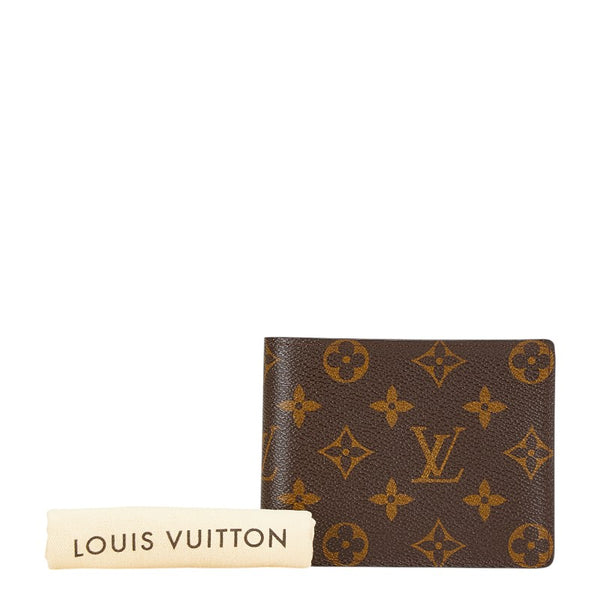 ルイ ヴィトン モノグラム ポルトフォイユ フロリン 二つ折り財布 M60026 ブラウン PVC レザー レディース LOUIS VUITTON 【中古】