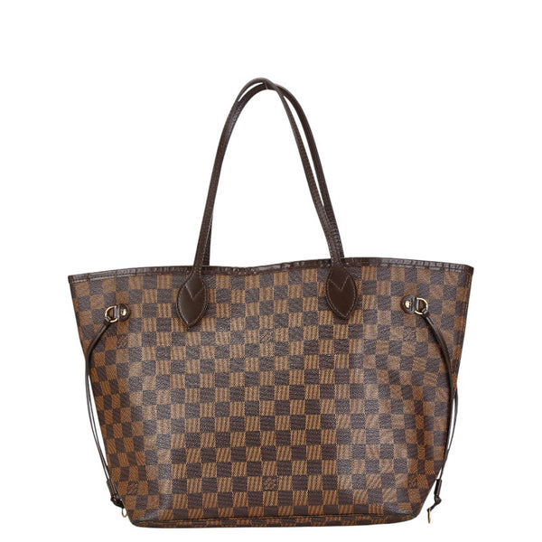 ルイ ヴィトン ダミエ ネヴァーフルMM トートバッグ ショルダーバッグ N41358 ブラウン PVC レザー レディース LOUIS VUITTON 【中古】