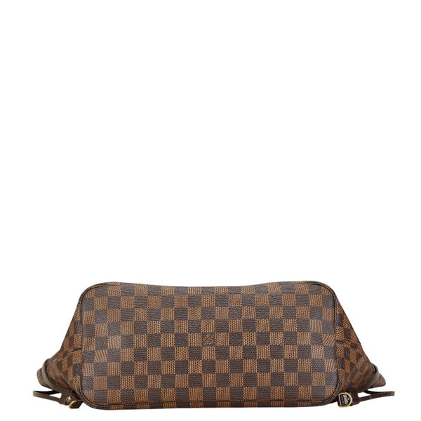 ルイ ヴィトン ダミエ ネヴァーフルMM トートバッグ ショルダーバッグ N41358 ブラウン PVC レザー レディース LOUIS VUITTON 【中古】