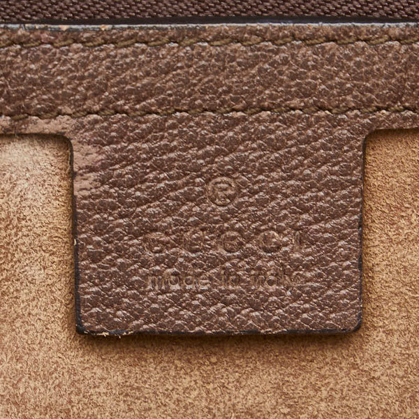 グッチ GGスプリーム ミスティックキャット リュック バックパック 495621 ベージュ ブラウン PVC レザー レディース GUCCI 【中古】