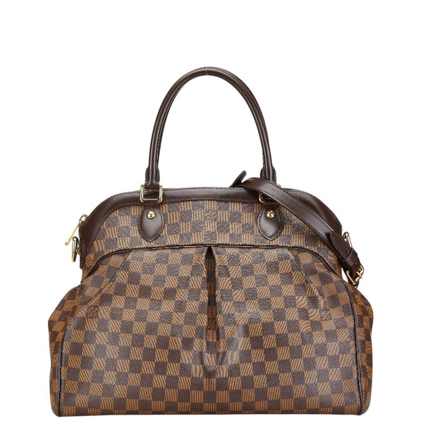 ルイ ヴィトン ダミエ トレヴィGM ハンドバッグ ショルダーバッグ 2WAY  N51998 ブラウン PVC レザー レディース LOUIS VUITTON 【中古】
