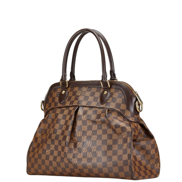 ルイ ヴィトン ダミエ トレヴィGM ハンドバッグ ショルダーバッグ 2WAY  N51998 ブラウン PVC レザー レディース LOUIS VUITTON 【中古】