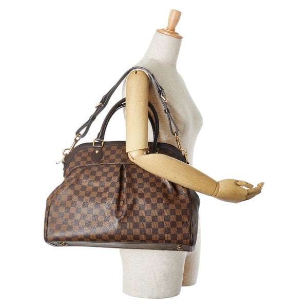 ルイ ヴィトン ダミエ トレヴィGM ハンドバッグ ショルダーバッグ 2WAY  N51998 ブラウン PVC レザー レディース LOUIS VUITTON 【中古】