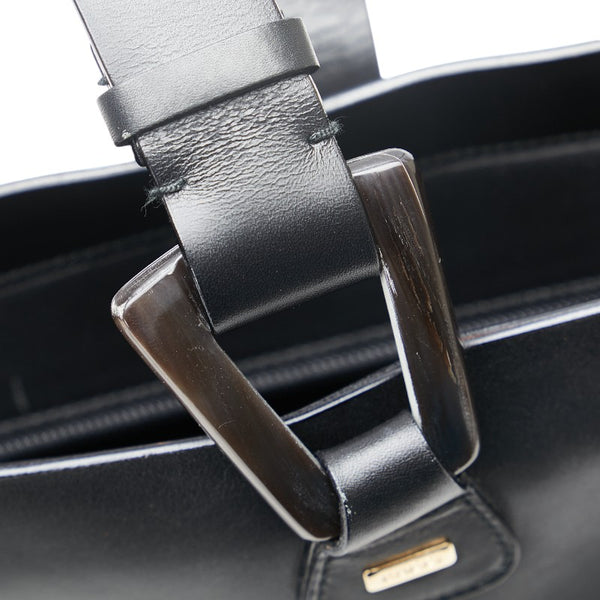 グッチ ハンドバッグ 001 926 1929 ブラック レザー レディース GUCCI 【中古】