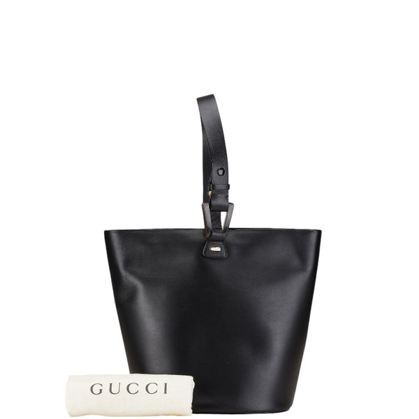 グッチ ハンドバッグ 001 926 1929 ブラック レザー レディース GUCCI 【中古】