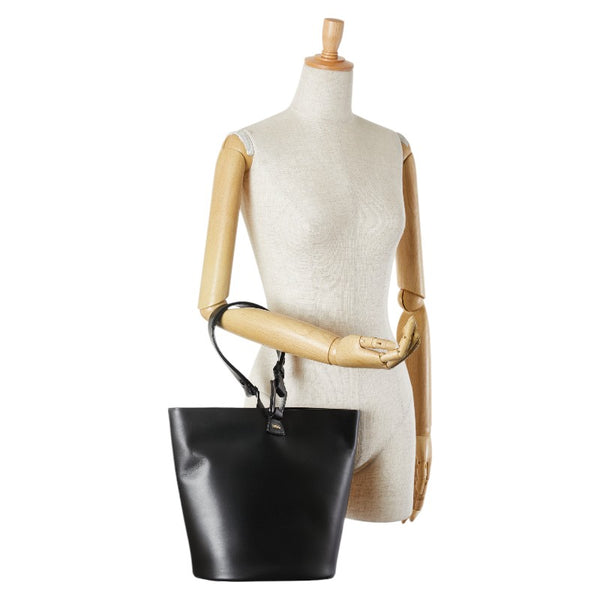 グッチ ハンドバッグ 001 926 1929 ブラック レザー レディース GUCCI 【中古】