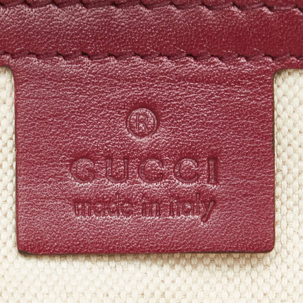 グッチ GGキャンバス メイフェア トートバッグ ハンドバッグ 257061 ベージュ ブラウン ピンク キャンバス レザー レディース GUCCI 【中古】