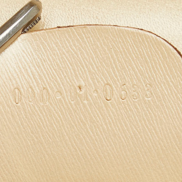 グッチ バンブー ハンドバッグ 000.01.0633 ベージュ レザー レディース GUCCI 【中古】