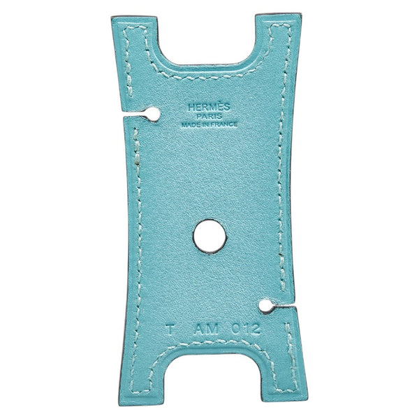エルメス ドリンク イヤホンホルダー ブルー系 スイフト レディース HERMES 【中古】