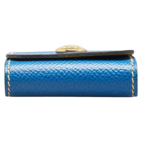 エルメス ポストイットケース 付箋ケース ブルー イエロー クシュベル レディース HERMES 【中古】