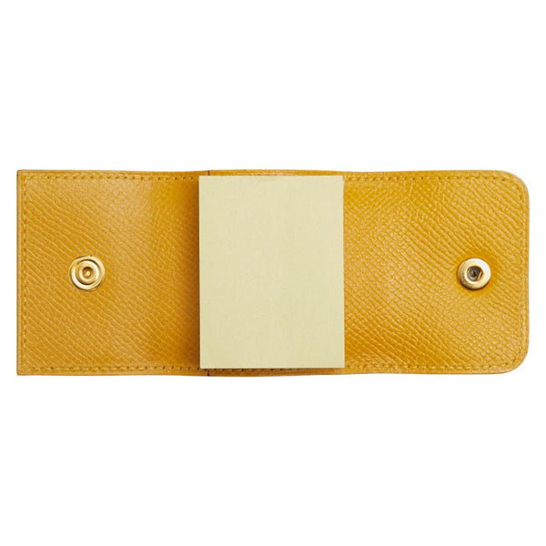 エルメス ポストイットケース 付箋ケース ブルー イエロー クシュベル レディース HERMES 【中古】