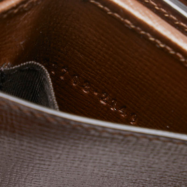 グッチ × BALENCIAGA バレンシアガ GGキャンバス ザ ハッカー プロジェクト ネオ クラシック ウォレット 三つ折り財布 コンパクトウォレット 681708 ベージュ ブラウン キャンバス レザー レディース GUCCI 【中古】